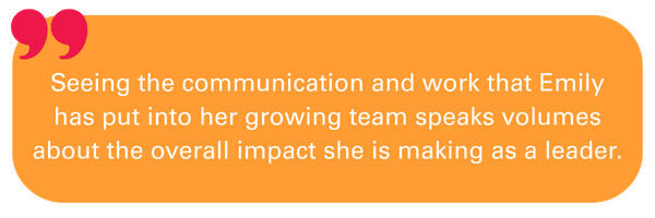 Nomination Quote for Emily Henson